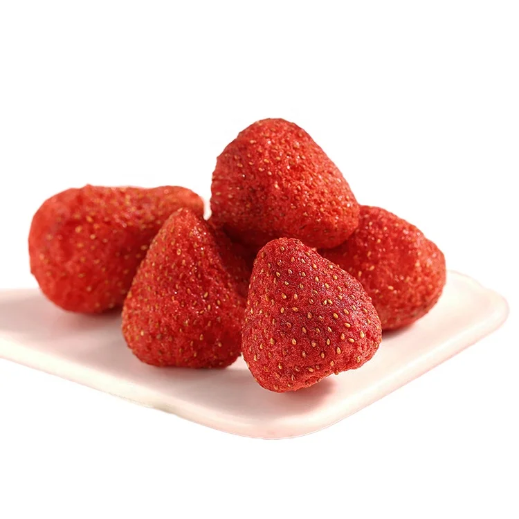 Best Selling Organic Sweet Freeze Dried Strawberry Fruit Pure and Wholesome Snack Processed using FD Drying Method