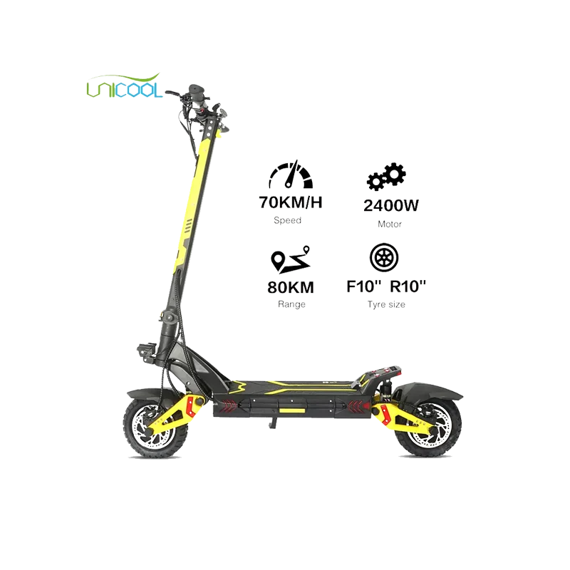 Unicool 2023 New Arrival 10inch 3200w Foldable Adult Dual Motor E Scooter G3 Pro Electric Scooter