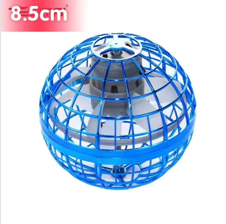 KK High Quality 2024 Magic 360 Rotating Hover Mini Drone LED Flying Orb Ball Toy Flying Spinner Ball UFO Top Flying RC Airplanes
