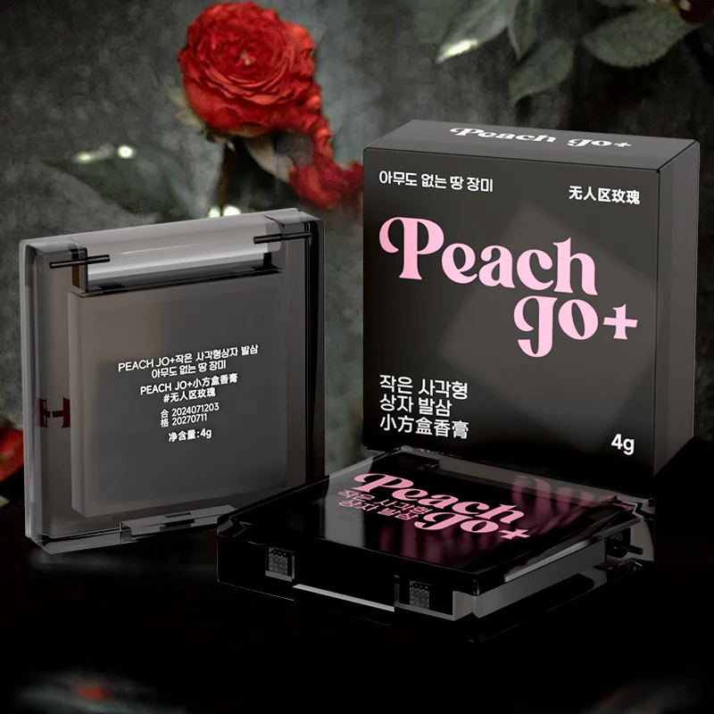 Custom Solid Perfume Mini Organic Body Fragrance Cream Alcohol-free Deodorant Hot Sale Long Lasting Natural Fragrance Portable