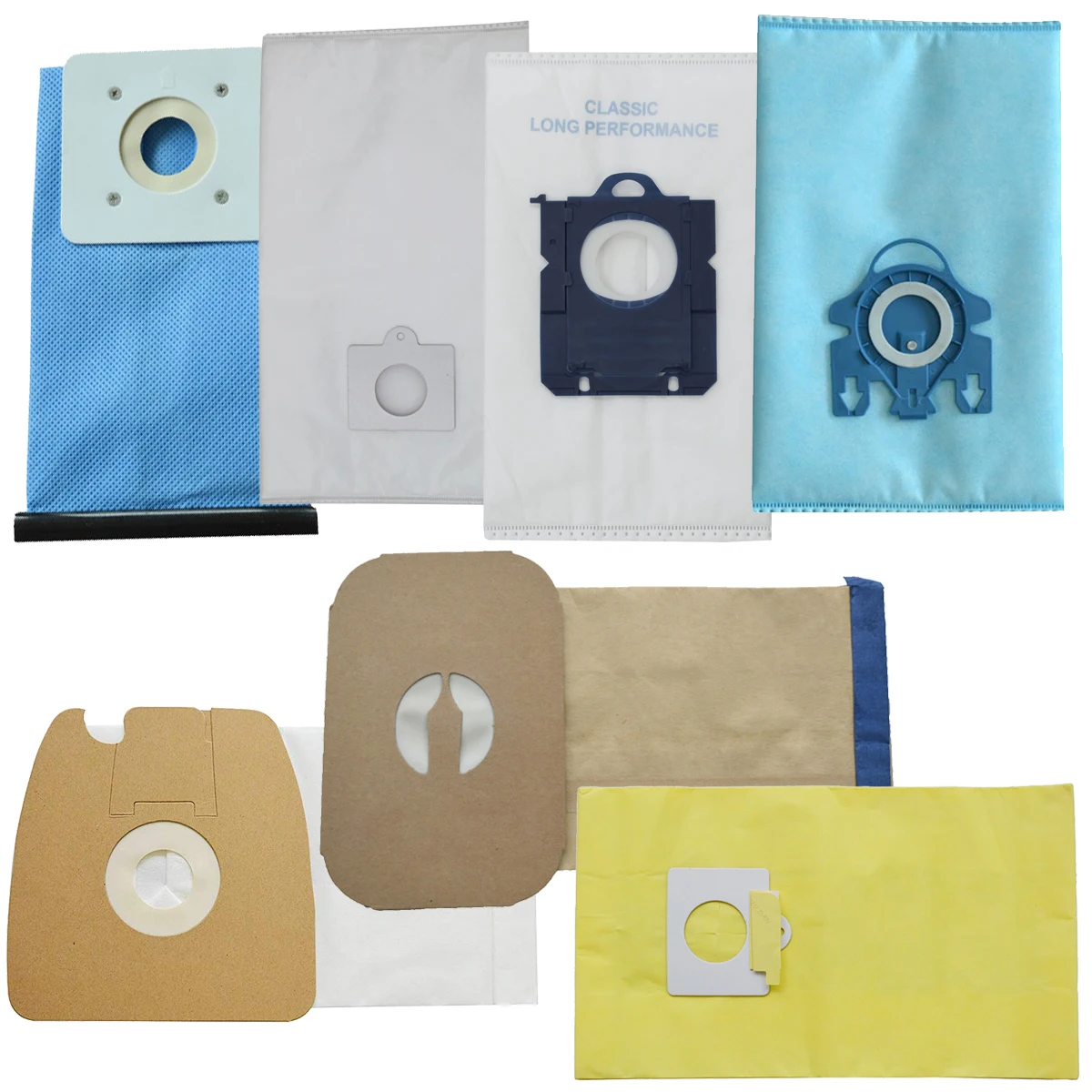 New Plastic Card Vacuum Dust Bag for Electrolux Philipss FC9180 FC8720 Vacuum Cleaner Micro Filter Fabric Dust Bags Spare Parts