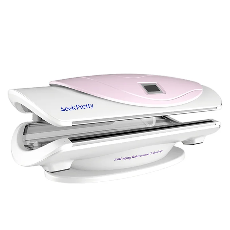 Rohs Health Indoor Sunbed Lay Down Tanning Bed Solarium UV Tan Machine For Tanning Salon