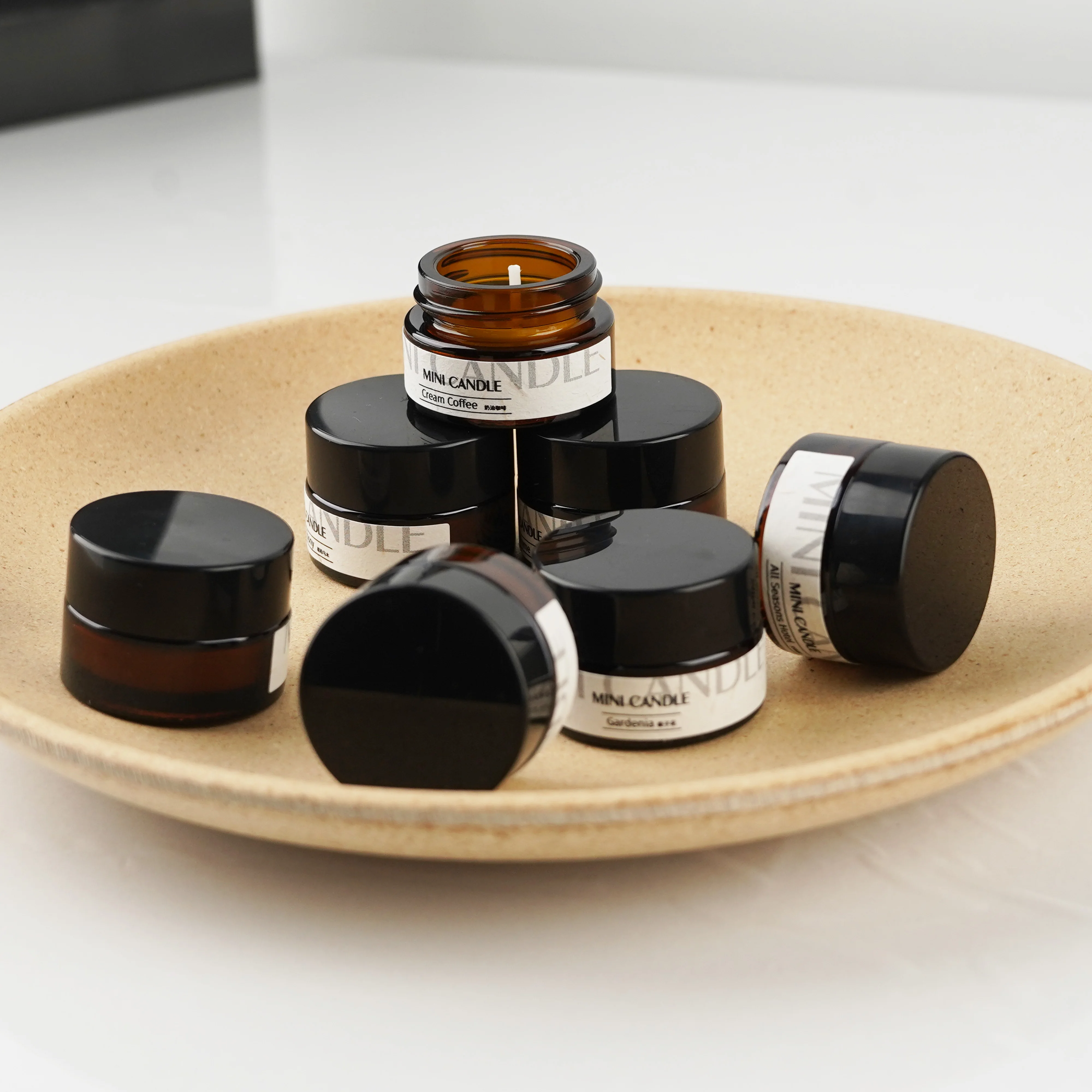 Hand-made Soybean Wax Scented Candle Sample of Scent Test candle 5g travel Scented Candle