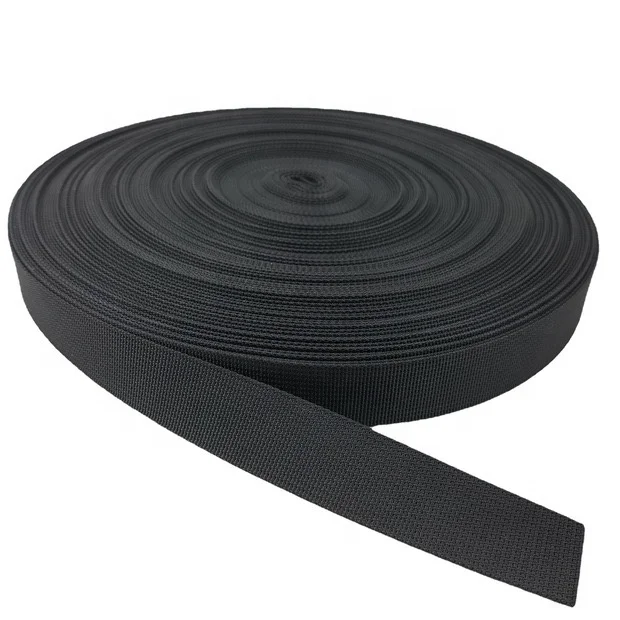 Colorful 1 inch PP webbing Colorful polypropylene Webbing for Climbing Outdoors stocks belts