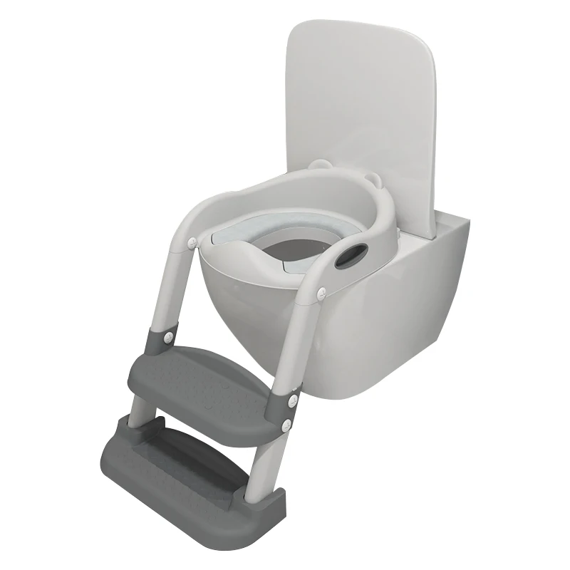 
Kids Plastic Travel Toilet Step Stool Potty Chair Trainer,Portable Foldable Baby Potty Training Seat With Ladder 