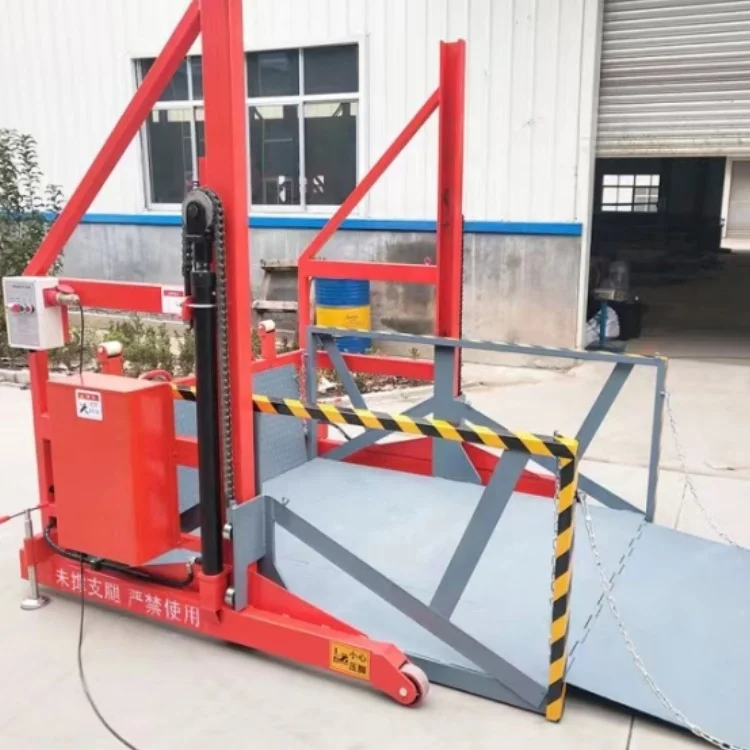 Mobile Loading and Unloading Platforms Lifting and Uunloading Cargo Elevator