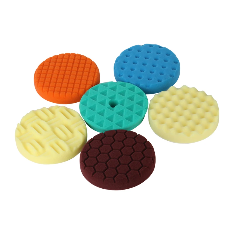 6in Auto Refinishing Pad Car Polishing Material Hexlogic Buffing Pad Compound Pad