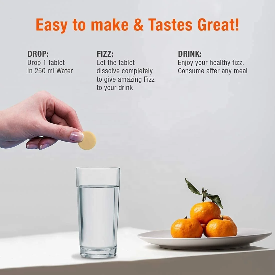 Wholesale Price Vitamin Supplement for Improving Immunity Vitamin c  Effervescent Tablets