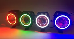 Светодиодная фара для мотоцикла, 10 Вт, U7, 12 В/80 В, U2/U3/U5/U7/U10