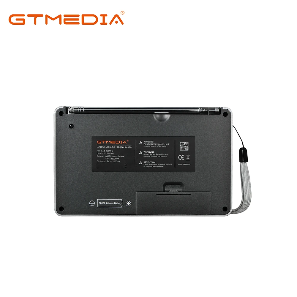 GTMEDIA D2 2.4 inch TFT-LCD color display Portable digital DAB+ Radio Receiver Support DAB+/FM RDS wavebands Radio