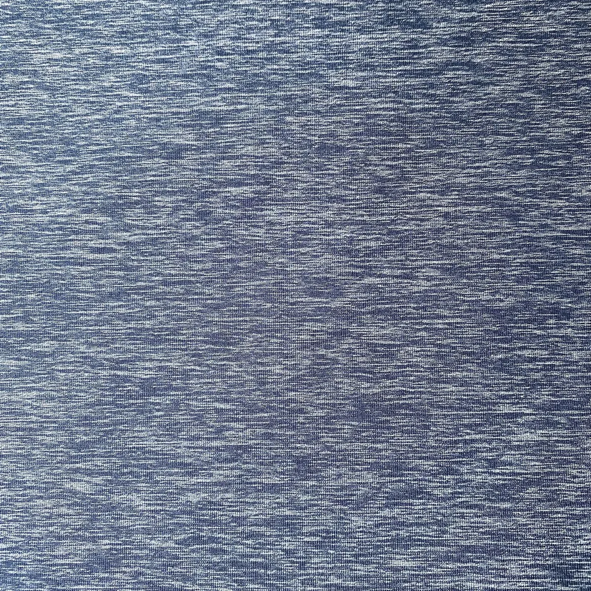 88% Polyester 12% Spandex Heather Navy Color Spandex Polyester Jersey knitted Fabric For Sportswear