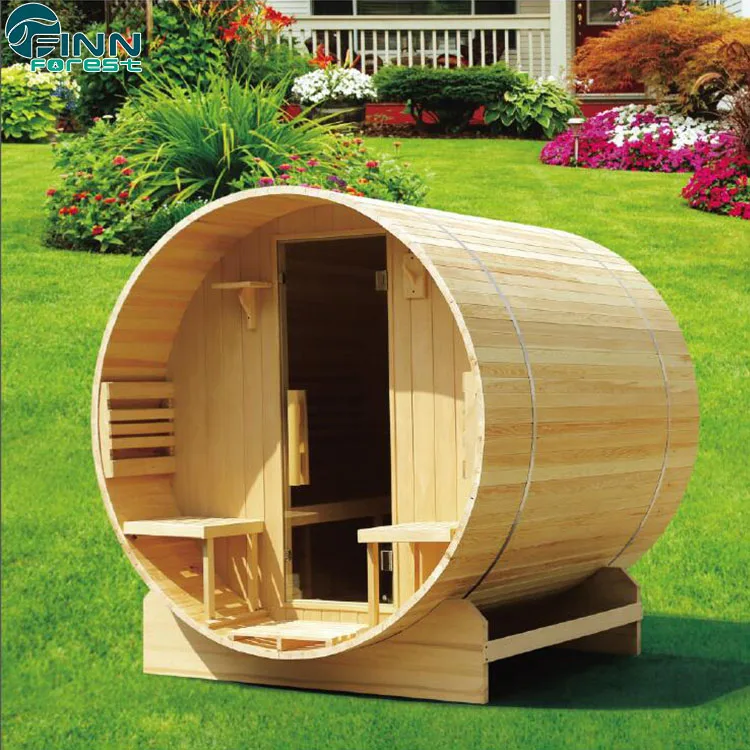 2-6 Person outdoor barrel sauna 2 person sauna room
