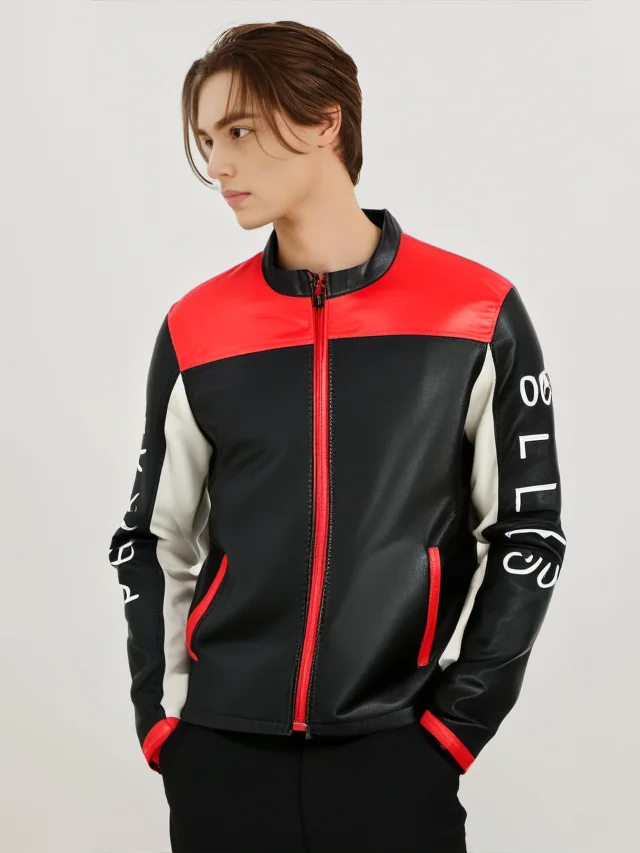 Winter Vintage Casual Customize Breathable Windproof Motorcycle PU Jacket Premium Pure Leather Jacket for Men