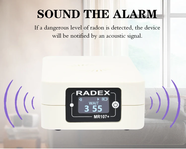 radon detector alarm