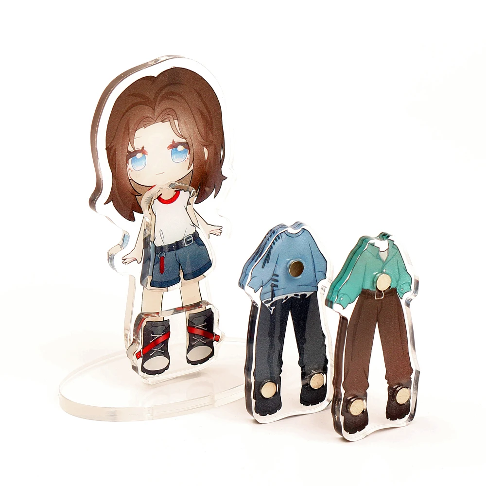 2024 New Customized Character Cross dressing Stand up Acrylic Magnetic Pendant Cross dressing DIY Dress up Gift for Friends