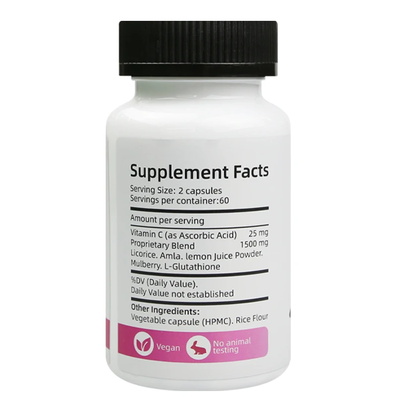 private label skin whitening pills tablets remove dark spot brightening 5000mg  Keto Capsules Series  skin whitening 120capsules