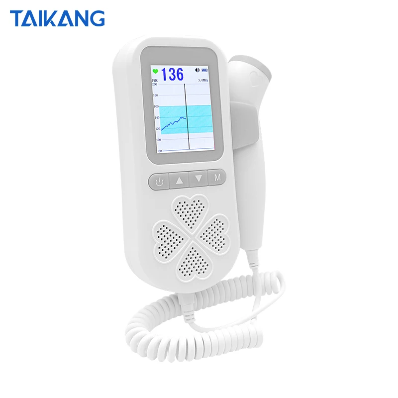 Цифровой ультразвук 3 МГц TFT кривая и цифровой дисплей Baby Heart Sound фетальный допплер