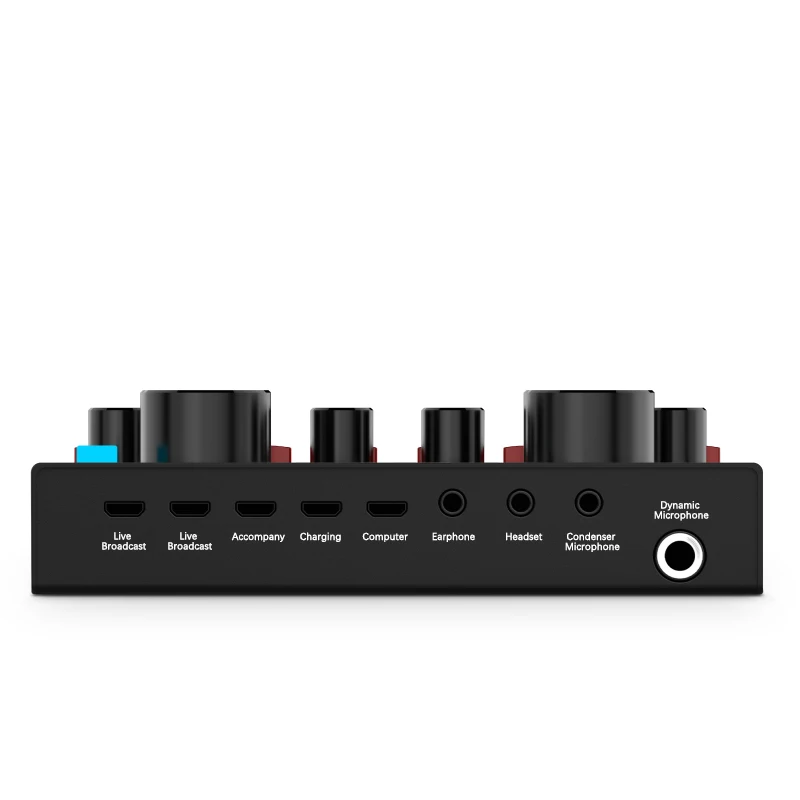  Звуковой инструмент DJ микшер V8Plus Стильный музыкальный миксер звуковая карта интерфейсы для домашней студии