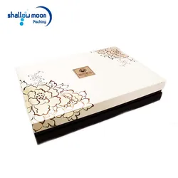 Custom Luxury 350g Gold Card Insert Moon Cake Mid-autumn Gift Box