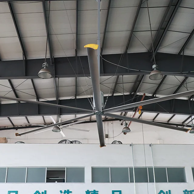1.5kW Ac Dc Fan Circuit Modern hvls ceilingf Fan Industrial 8 Blades 22ft brushless dc hvls fan