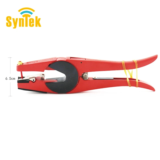 Livestock Animal Cow Sheep Cattle Cow Ear Tags Metal Pliers Applicator OEM Provided Red Machine Ear Tags for Lambs 22.5*13.5cm