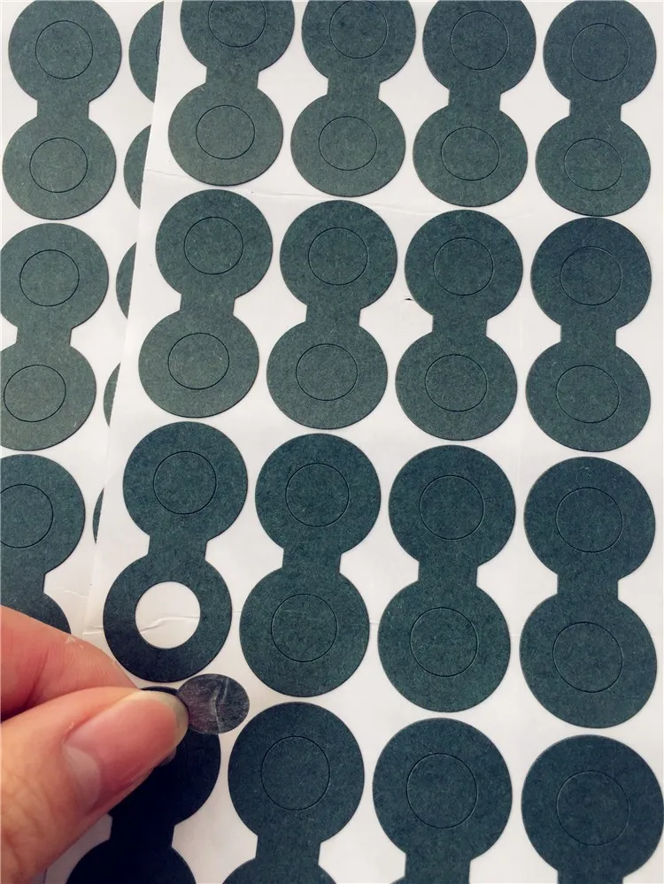 18650 Die Cut Fish Paper Electrical Insulation Lithium Battery Insulation Gasket Barley Paper Tape