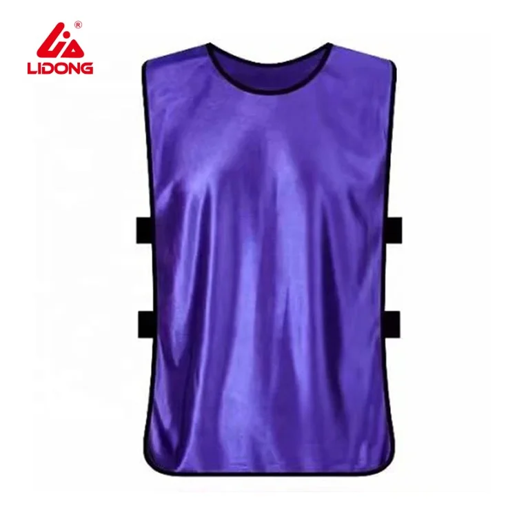 Hot Sale Custom Tank Top Football Sleeveless Shirts Training Suit Red Soccer Vest Football Against Vest Bibs Belt  Elastic