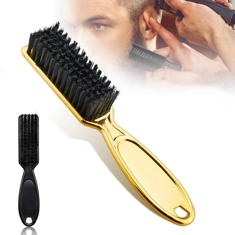 Plastic Handle Hairdressing Soft Hair Cleaning Brush Barber Neck Duster Broken Hair Remove Comb Hair Styling Tools Comb