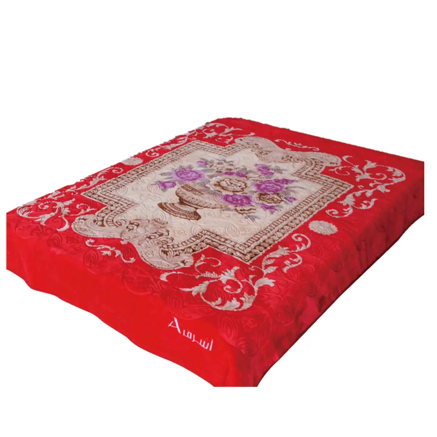 Желтое дешевое одеяло для путешествий из полиэстера