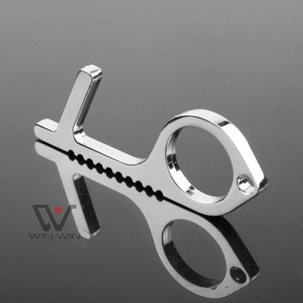 No Touch Door Opener Tool Handheld EDC Contactless Anti Touch Keychain