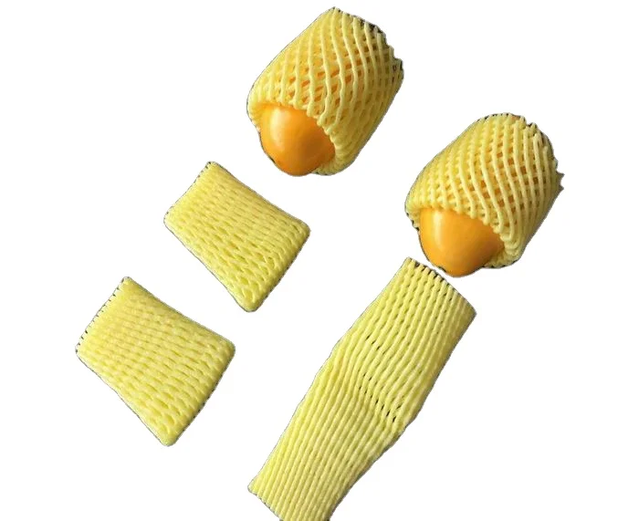 Food Packaging Nets Epe Vegetable Foam Net protective sleeve for papaya malla de espuma