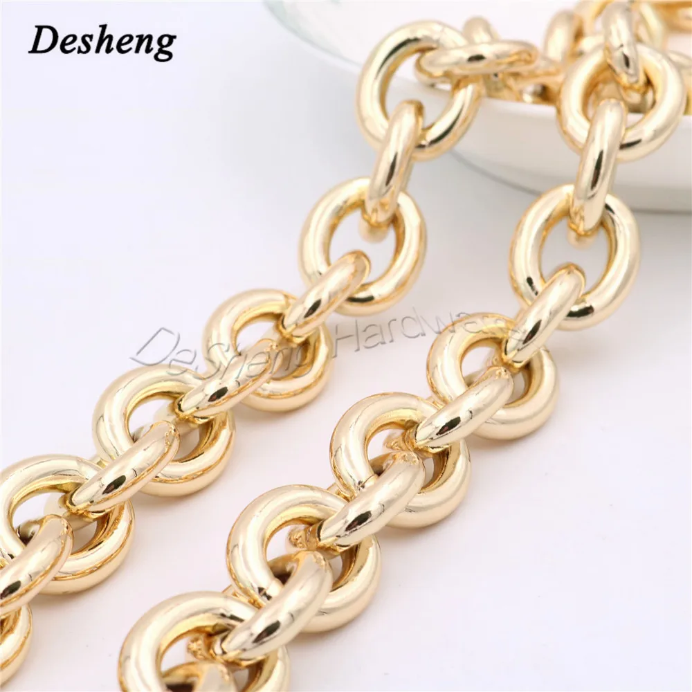 6mm Wholesale Aluminum Body Chains Handbag Shoulder Chains Thick Bag Handle Chains