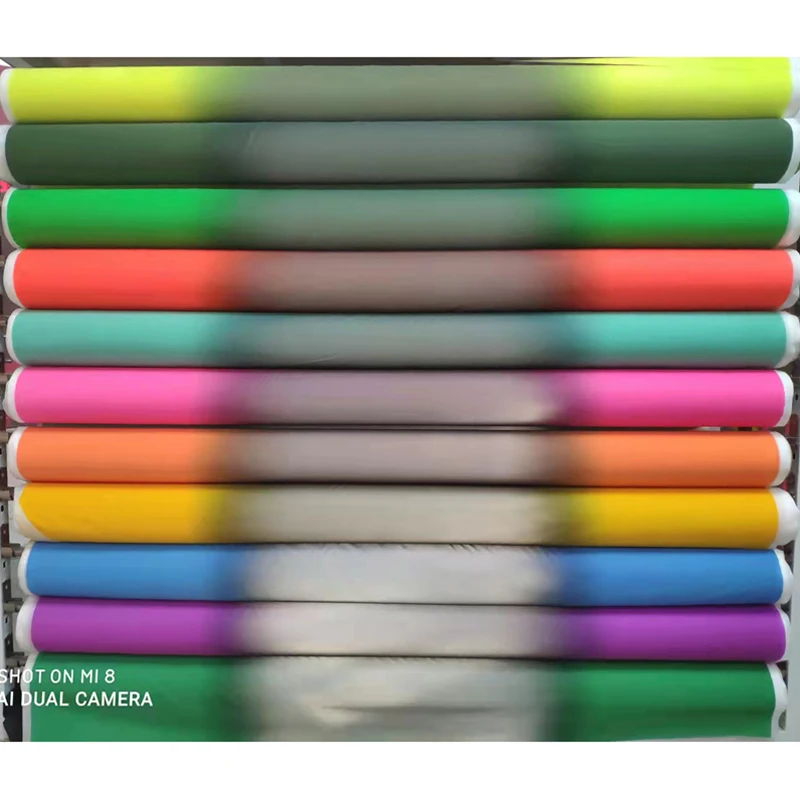 100% Polyester elastan fabric Color Reflective materials light reflective fabric for clothing