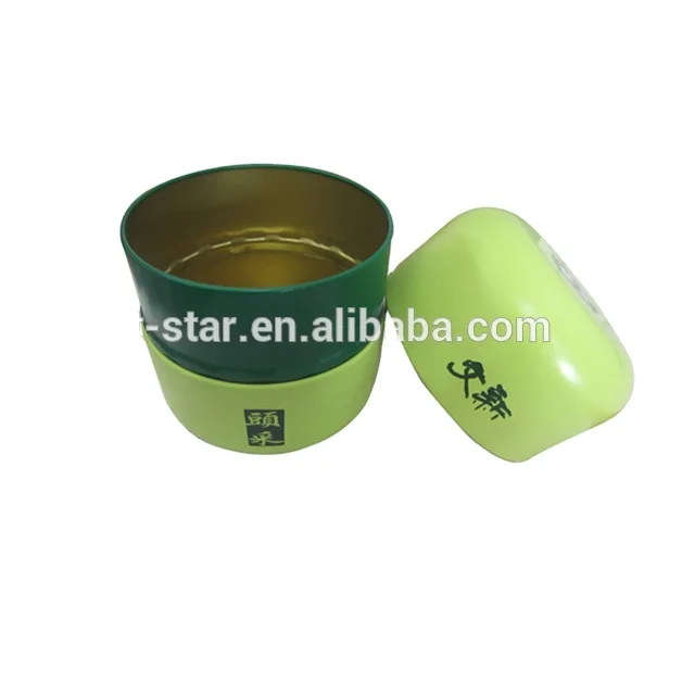 Green Metal  tea tin  manufacturer