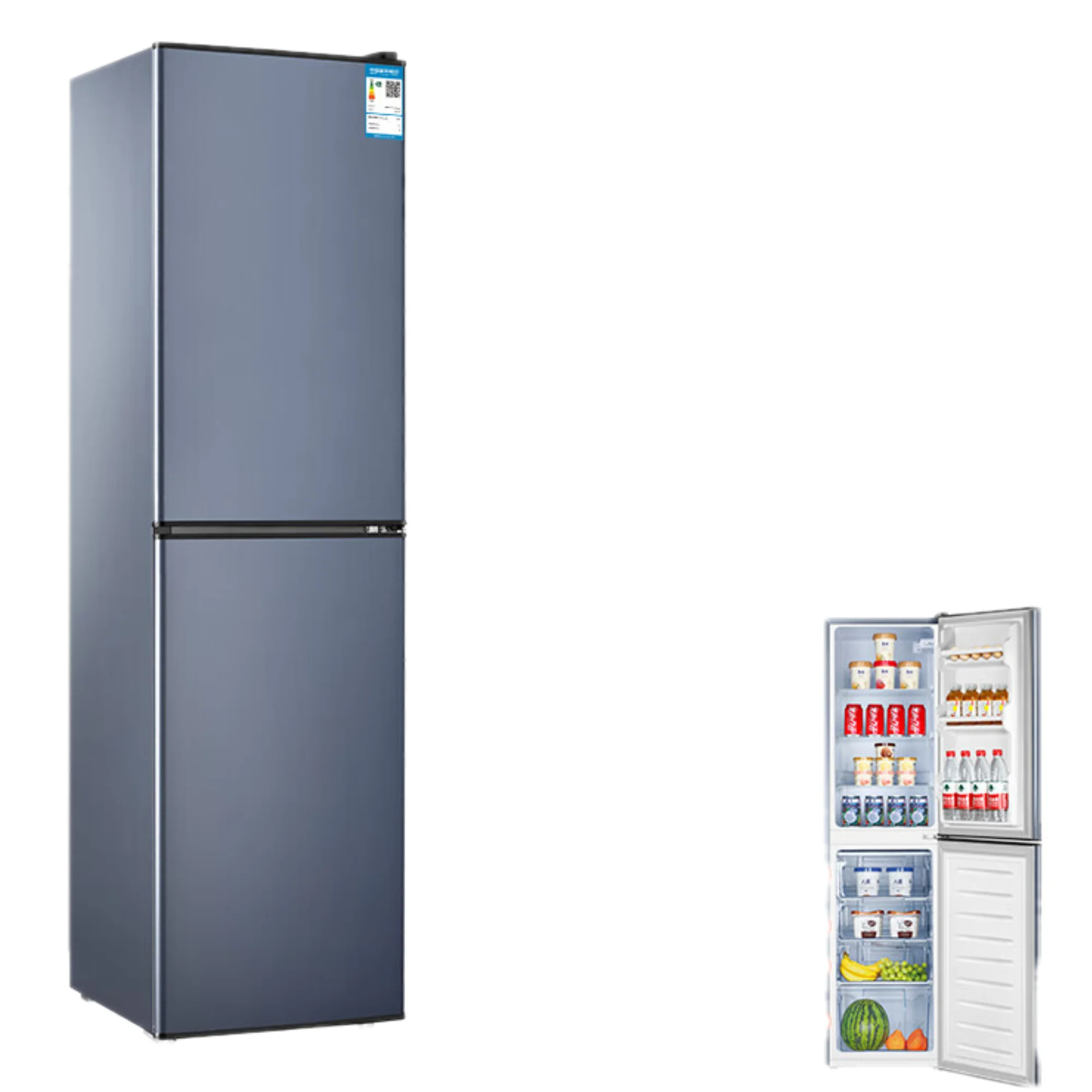 BCD-226 Compressor cooling Fridge 226L Household Topfreezer Double Door Fridges Refrigerator For Homes