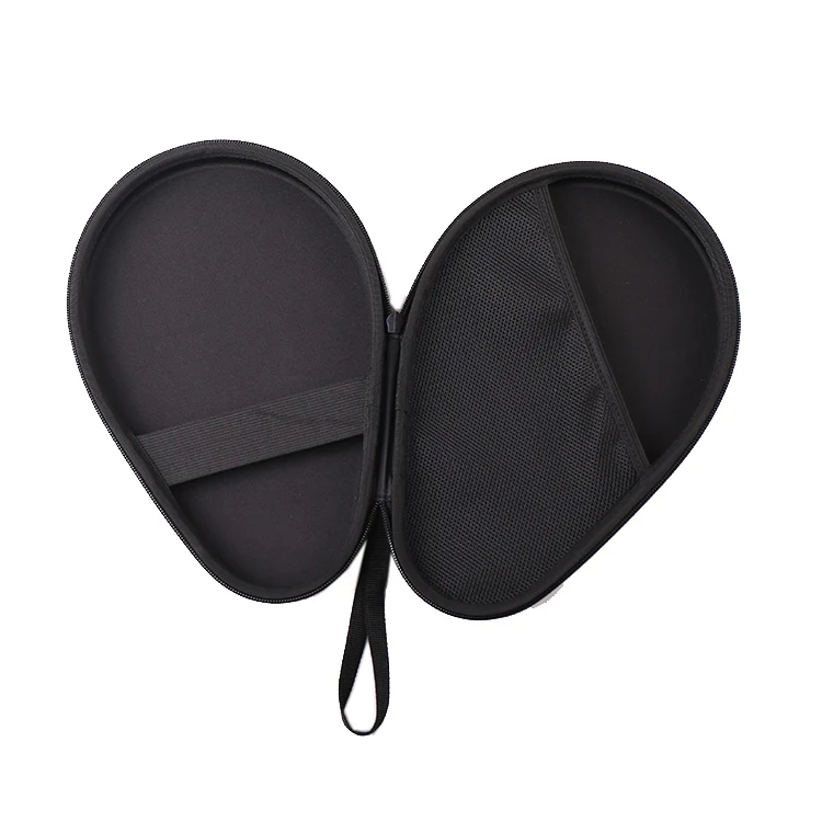 EVA Dustproof Custom  Wholesale Portable4 Rackets Table Tennis Racket Bat PU Leather Pingpong Case