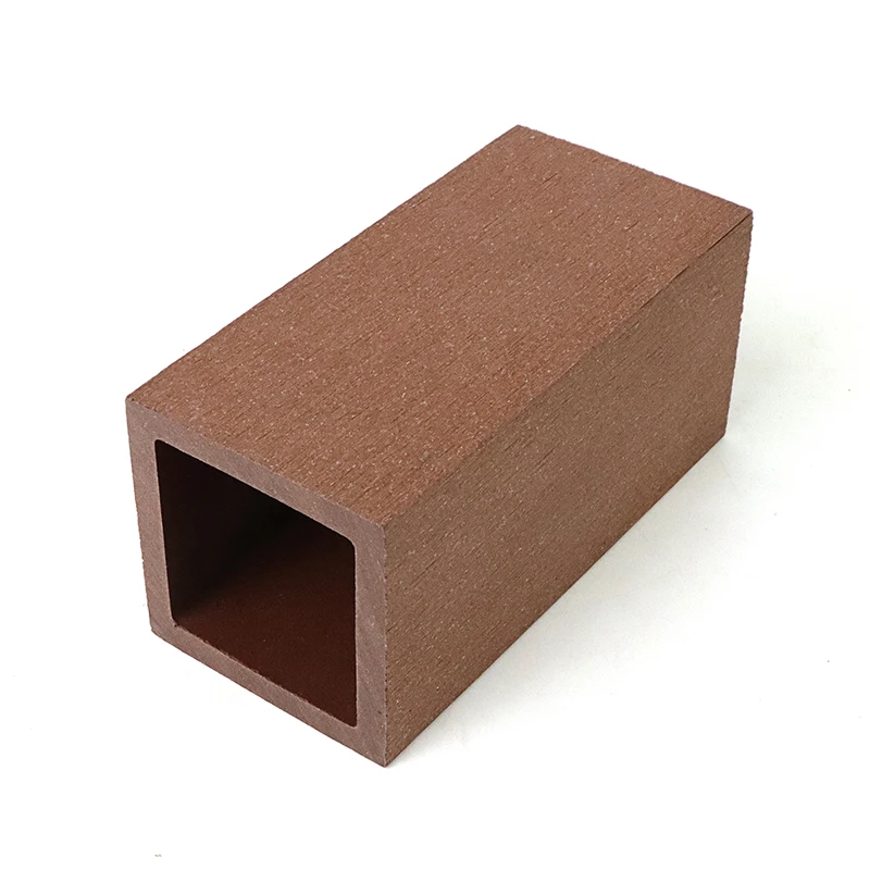 WPC Wood Composite Outdoor Square Tube PVC Ceiling Easy install Exterior Composite PE Timber Tube