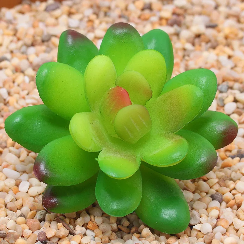 Mini Bonsai Indoor Desktop Decorated Plastic Flowers Artificial Succulent Plants