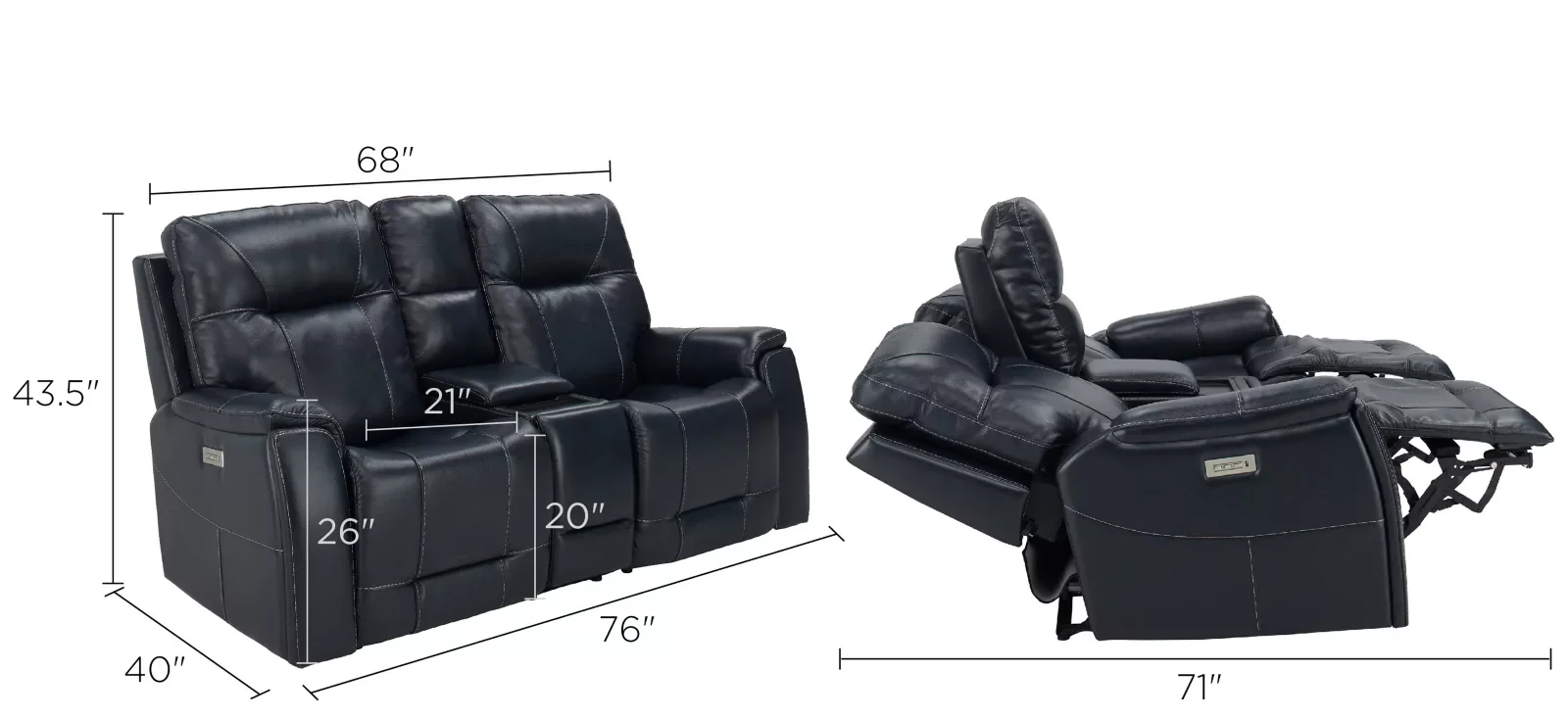 SANS PU Leather  Recliner Sofa Set 1+2+3  Manual Reclinable Sofa for Living Room Furniture