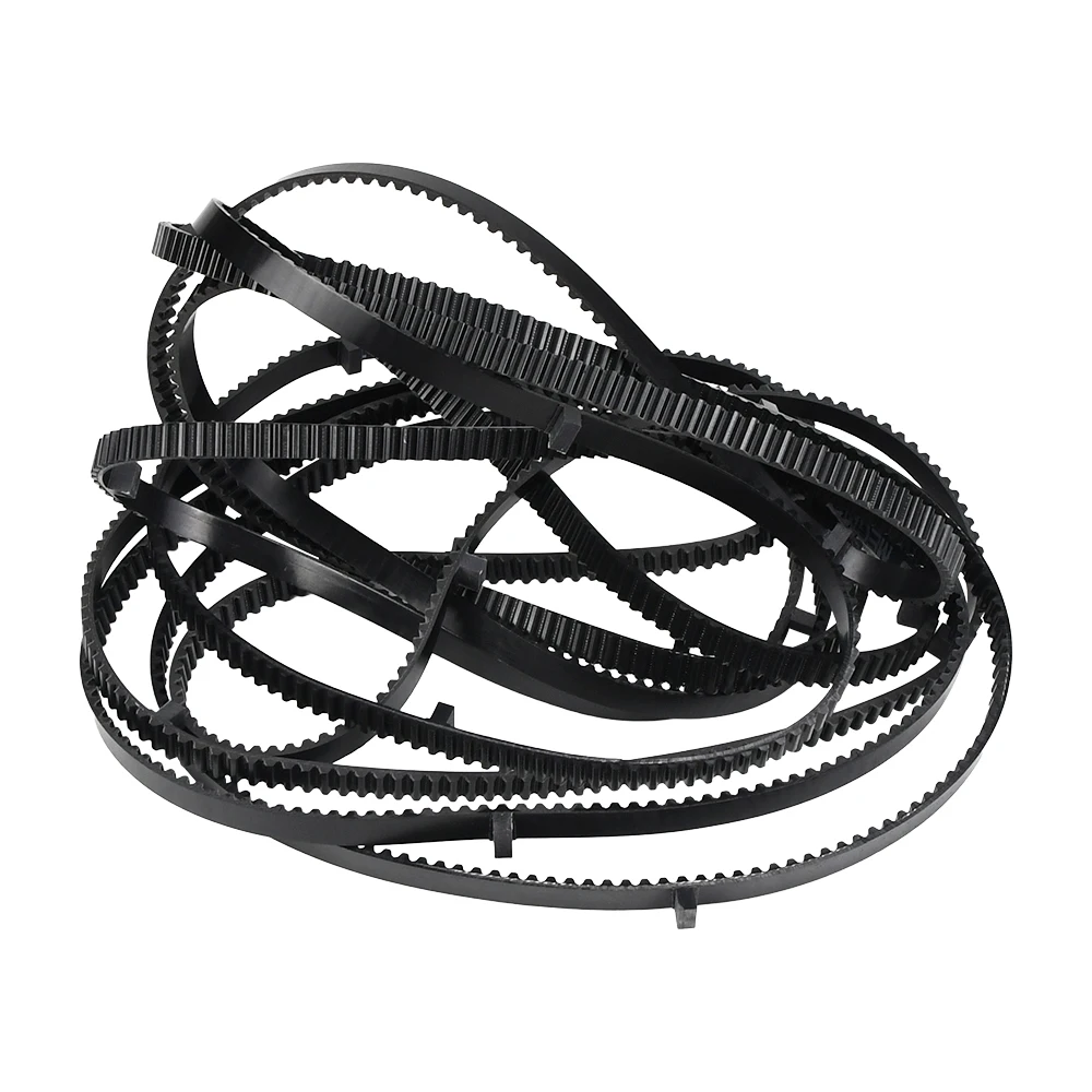 High flexibility steel cord tension member black polyurethane teeth belt with cleats