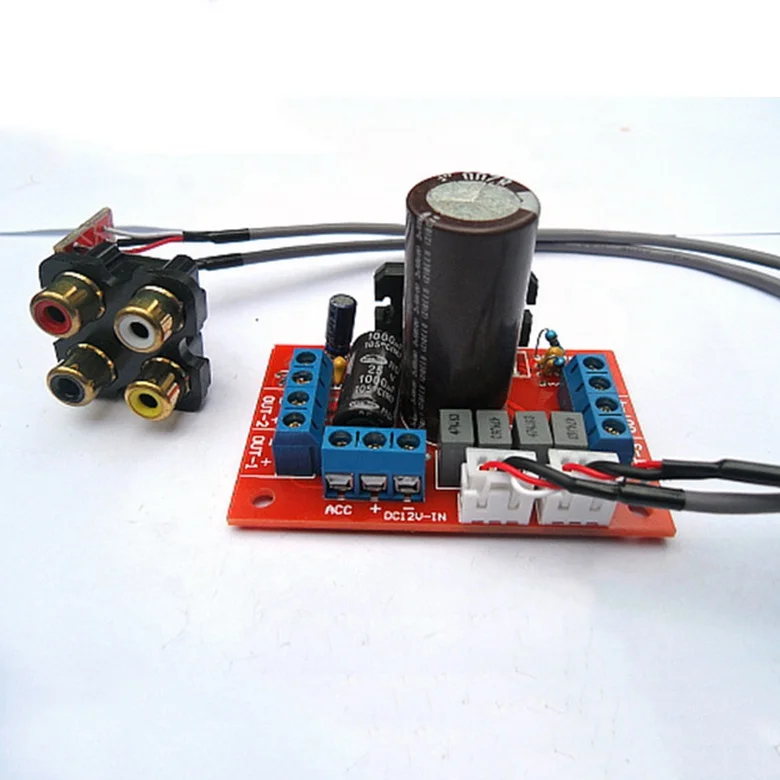 Taidacent TDA7850 Amplifier PCB Board Car Amplifier Board 4 Channel 50W*4 12V Audio ACC Amplifier TDA7850 for Modified Audio