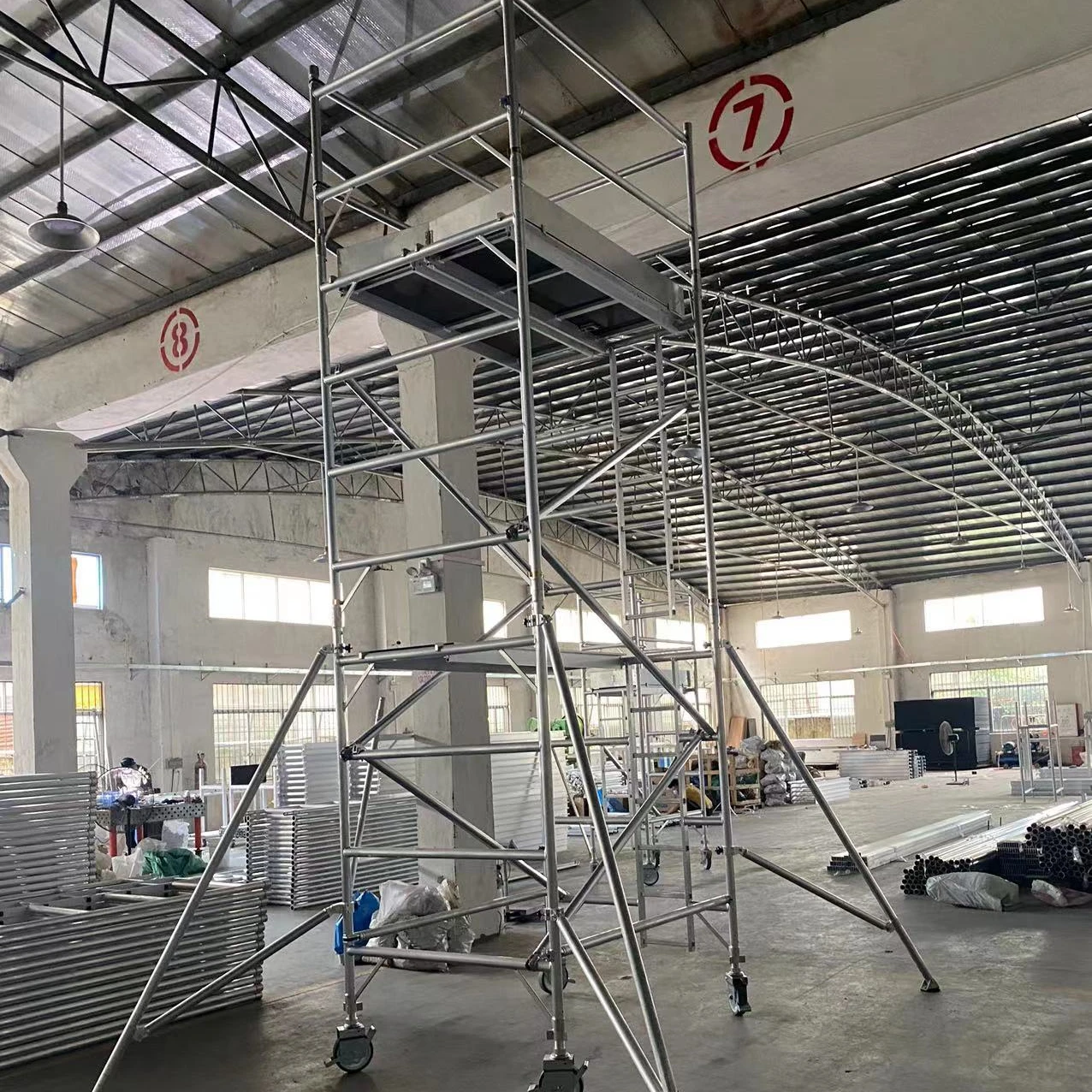 heavy duty aluminum scaffolding tower 6m 15m movable aluminum tower scaffold andamio de aluminio