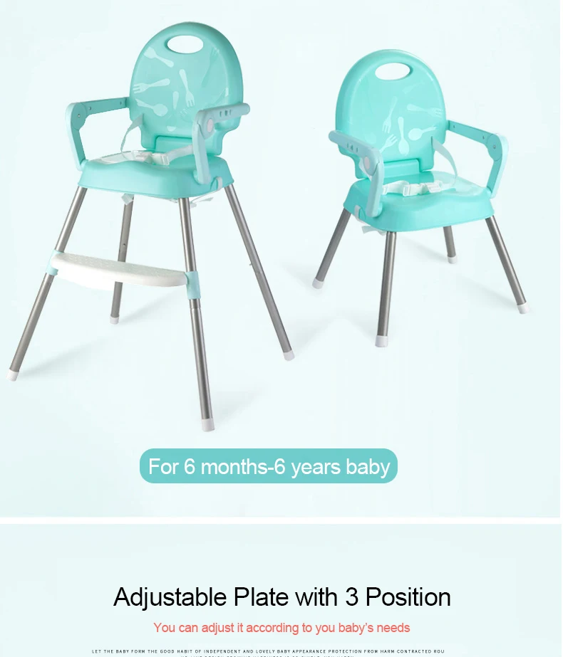 High Quality Baby Chair Kids Feeding Chair Adjustable High Chair Baby Feeding For Children