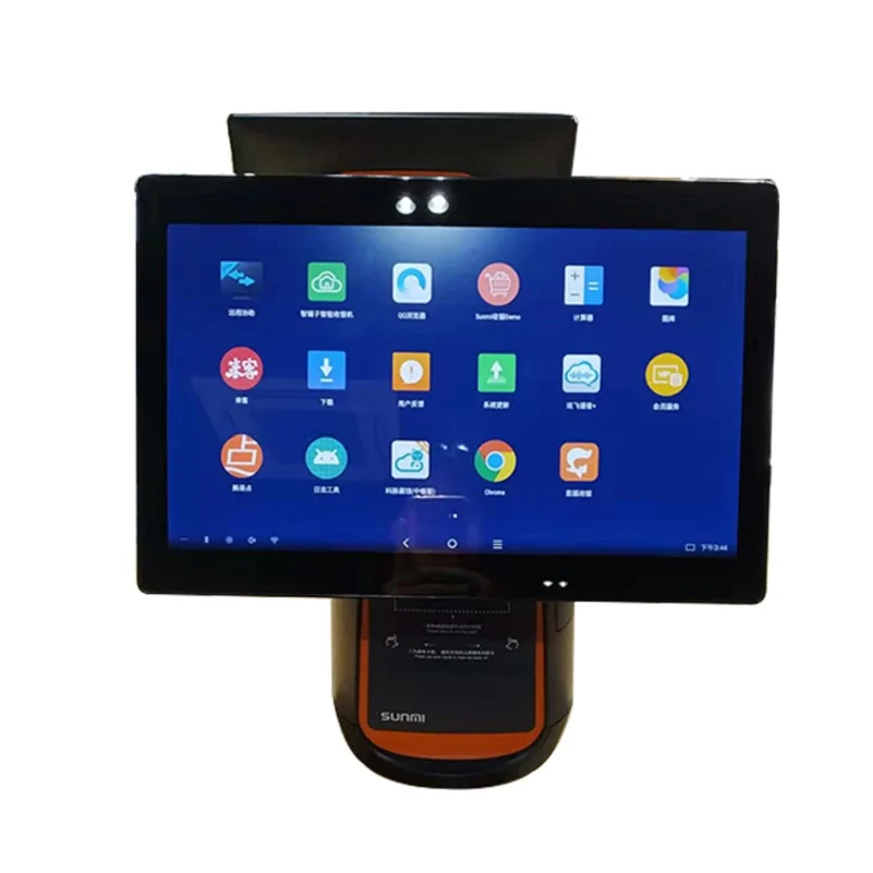 
Sunmi T2 15.6 inch dual screen desktop android pos machine for Retail and Shopping mall pos systems 