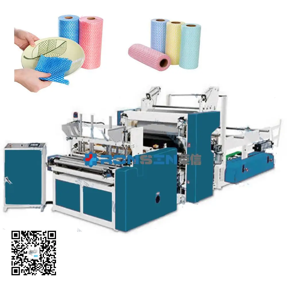 High Quality Kitchen Paper Towels Manufacturing Machine Cotton Kitchen Towel Making Machines