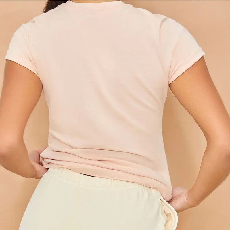 Brand New Fitted Top Short Sleeve T-Shirt Women T Shirt Blank