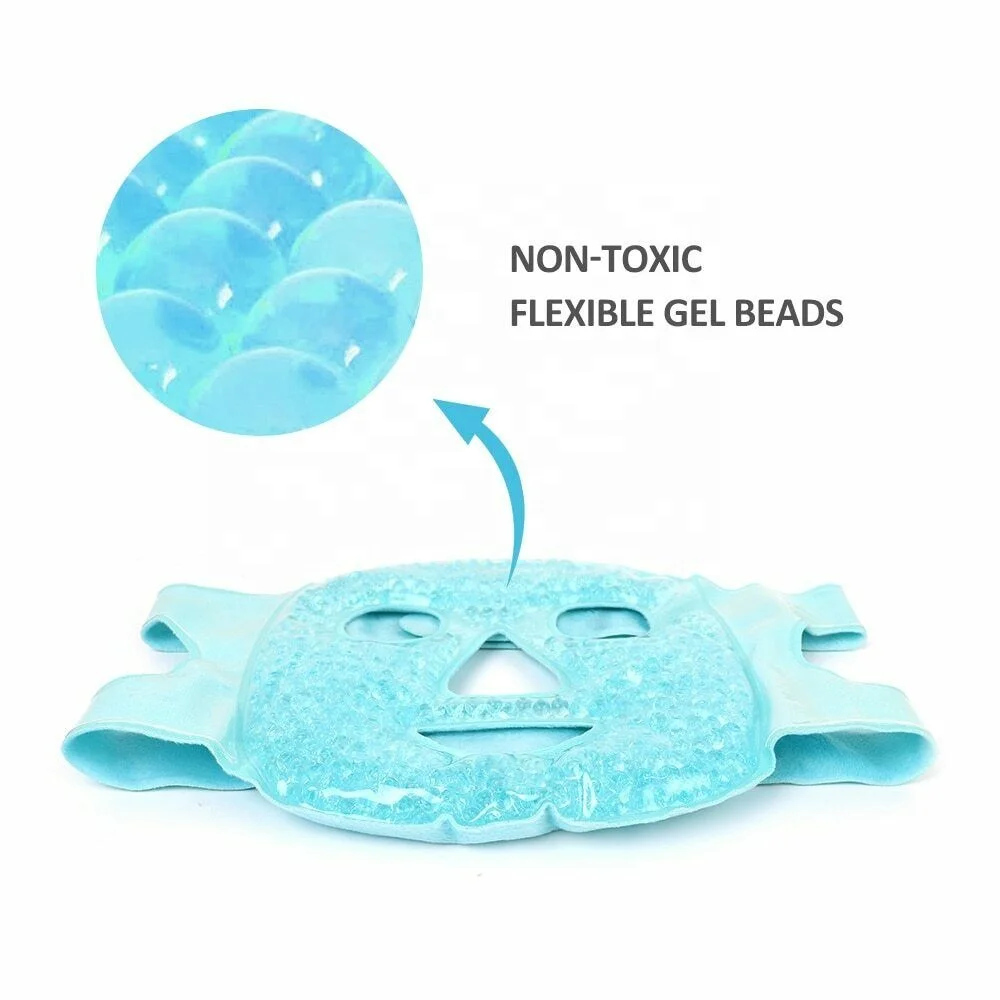 gel beads hot cold face mask reusablecooling gel face mask for redness puffiness acne