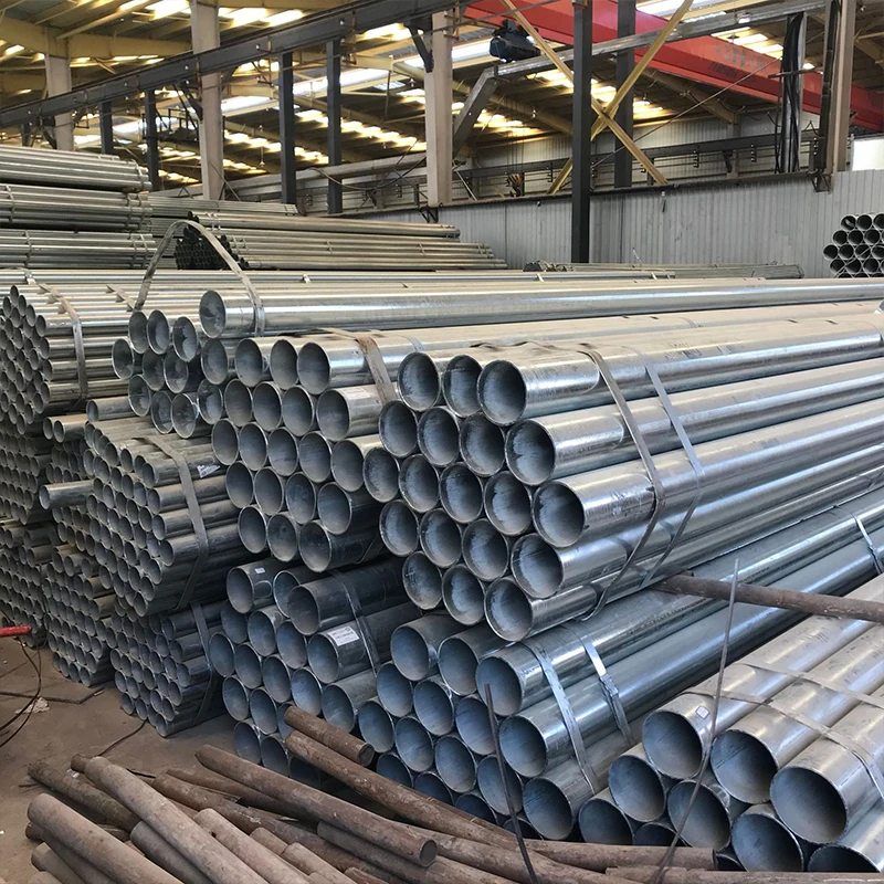 High Strength Galvanized Steel Round Pipe for Building Q235 DN50 Hot Dipped Galvanized Steel Pipe