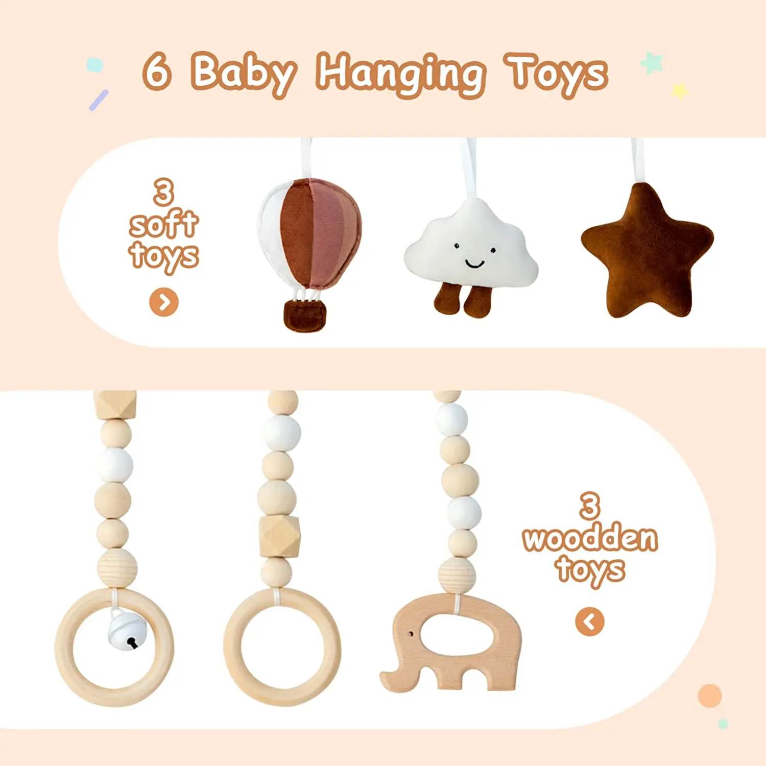 Wooden Baby Play Gym with Mat Foldable Baby Play Mat Frame Activity Gym Hanging Bar Baby Toys Rainbow Play mats