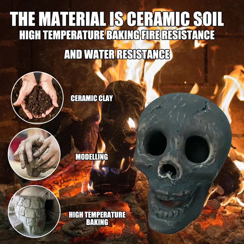 2021 factory high-quality new fast delivery exquisite ceramic Halloween decorated skulls